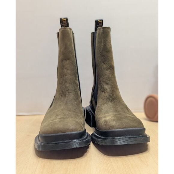 Dr. Martens Maybole Olive Buttersoft Leather Tall Chelsea Boots UK 7 NWOT - Picture 6 of 13